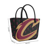 Cleveland Cavaliers NBA Big Logo Mini Print Tailgate Tote Bag