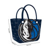 Dallas Mavericks NBA Big Logo Mini Print Tailgate Tote Bag