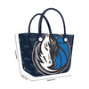 Dallas Mavericks NBA Big Logo Mini Print Tailgate Tote Bag