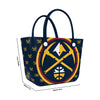 Denver Nuggets NBA Big Logo Mini Print Tailgate Tote Bag