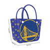 Golden State Warriors NBA Big Logo Mini Print Tailgate Tote Bag (PREORDER - SHIPS MID JANUARY)