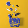 Golden State Warriors NBA Big Logo Mini Print Tailgate Tote Bag (PREORDER - SHIPS MID JANUARY)