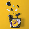 Los Angeles Lakers NBA Big Logo Mini Print Tailgate Tote Bag