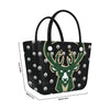 Milwaukee Bucks NBA Big Logo Mini Print Tailgate Tote Bag