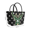 Milwaukee Bucks NBA Big Logo Mini Print Tailgate Tote Bag