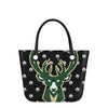 Milwaukee Bucks NBA Big Logo Mini Print Tailgate Tote Bag