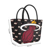 Miami Heat NBA Big Logo Mini Print Tailgate Tote Bag