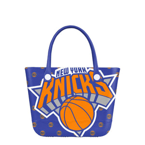 New York Knicks NBA Big Logo Mini Print Tailgate Tote Bag
