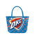 Oklahoma City Thunder NBA Big Logo Mini Print Tailgate Tote Bag (PREORDER - SHIPS MID JANUARY)