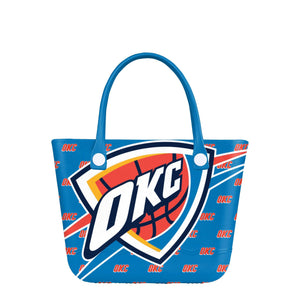 Oklahoma City Thunder NBA Big Logo Mini Print Tailgate Tote Bag