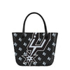 San Antonio Spurs NBA Big Logo Mini Print Tailgate Tote Bag