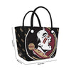 Florida State Seminoles NCAA Big Logo Mini Print Tailgate Tote Bag (PREORDER - SHIPS LATE JANUARY 2025)