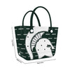 Michigan State Spartans NCAA Big Logo Mini Print Tailgate Tote Bag (PREORDER - SHIPS LATE JANUARY 2025)