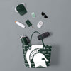 Michigan State Spartans NCAA Big Logo Mini Print Tailgate Tote Bag