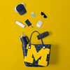 Michigan Wolverines NCAA Big Logo Mini Print Tailgate Tote Bag (PREORDER - SHIPS LATE JUNE)