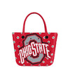 Ohio State Buckeyes NCAA Big Logo Mini Print Tailgate Tote Bag (PREORDER - SHIPS LATE JANUARY 2025)