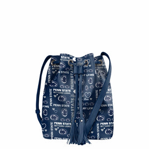 Penn State Nittany Lions NCAA Logo Love Cinch Purse