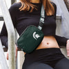 Michigan State Spartans NCAA Team Wordmark Crossbody Belt Bag