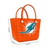 Miami Dolphins NFL Big Logo Tailgate Tote Bag (PREORDER - SHIPS EARLY DECEMBER)