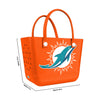Miami Dolphins NFL Big Logo Tailgate Tote Bag
