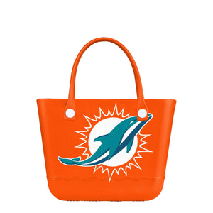 Miami Dolphins NFL Big Logo Tailgate Tote Bag
