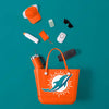 Miami Dolphins NFL Big Logo Tailgate Tote Bag