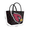 Arizona Cardinals NFL Big Logo Mini Print Tailgate Tote Bag (PREORDER - SHIPS LATE JUNE)