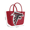 Atlanta Falcons NFL Big Logo Mini Print Tailgate Tote Bag