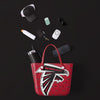 Atlanta Falcons NFL Big Logo Mini Print Tailgate Tote Bag (PREORDER - SHIPS LATE DECEMBER)