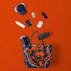 Chicago Bears NFL Big Logo Mini Print Tailgate Tote Bag (PREORDER - SHIPS END OF JUNE)