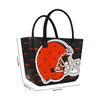 Cleveland Browns NFL Big Logo Mini Print Tailgate Tote Bag (PREORDER - SHIPS LATE DECEMBER)