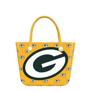 Green Bay Packers NFL Big Logo Mini Print Tailgate Tote Bag