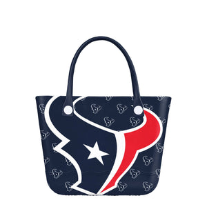 Houston Texans NFL Big Logo Mini Print Tailgate Tote Bag