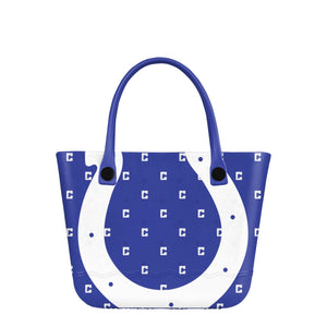Indianapolis Colts NFL Big Logo Mini Print Tailgate Tote Bag