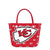 Kansas City Chiefs NFL Big Logo Mini Print Tailgate Tote Bag (PREORDER - SHIPS LATE JUNE)