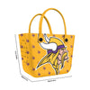 Minnesota Vikings NFL Big Logo Mini Print Tailgate Tote Bag (PREORDER - SHIPS END OF JUNE)