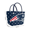 New England Patriots NFL Big Logo Mini Print Tailgate Tote Bag