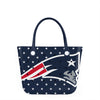 New England Patriots NFL Big Logo Mini Print Tailgate Tote Bag (PREORDER - SHIPS LATE DECEMBER)