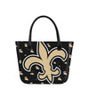 New Orleans Saints NFL Big Logo Mini Print Tailgate Tote Bag (PREORDER - SHIPS END OF JUNE)