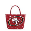 San Francisco 49ers NFL Big Logo Mini Print Tailgate Tote Bag (PREORDER - SHIPS END OF JUNE)