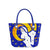 Los Angeles Rams NFL Big Logo Mini Print Tailgate Tote Bag (PREORDER - SHIPS LATE DECEMBER)