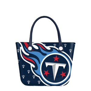 Tennessee Titans NFL Big Logo Mini Print Tailgate Tote Bag