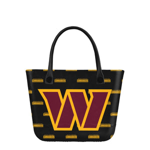 Washington Commanders NFL Big Logo Mini Print Tailgate Tote Bag