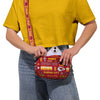 Kansas City Chiefs NFL Repeat Retro Print Nylon Crossbody Bag (PREORDER - SHIPS EARLY DECEMBER)