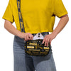 Pittsburgh Steelers NFL Repeat Retro Print Nylon Crossbody Bag (PREORDER - SHIPS EARLY DECEMBER)