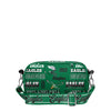 Philadelphia Eagles NFL Kelly Green Repeat Retro Print Nylon Crossbody Bag (PREORDER - SHIPS EARLY DECEMBER)