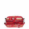 San Francisco 49ers NFL Repeat Retro Print Nylon Crossbody Bag (PREORDER - SHIPS EARLY DECEMBER)