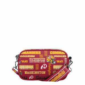 Washington Commanders NFL Repeat Retro Print Nylon Crossbody Bag (PREORDER - SHIPS EARLY DECEMBER)