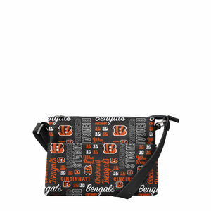 Cincinnati Bengals NFL Spirited Style Printed Collection Foldover Tote Bag