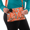 Miami Dolphins NFL Spirited Style Printed Collection Foldover Tote Bag